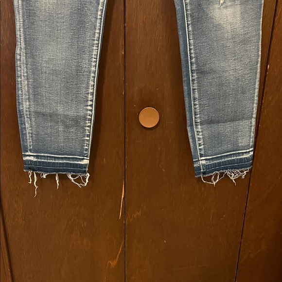 American Eagle Outfitters Distressed Light Blue Skinny Jeans - Picture 5 of 13